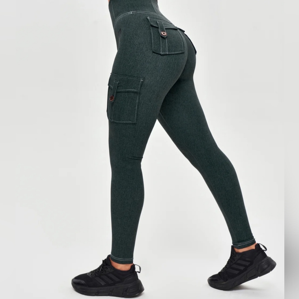 Leggins Demin Green